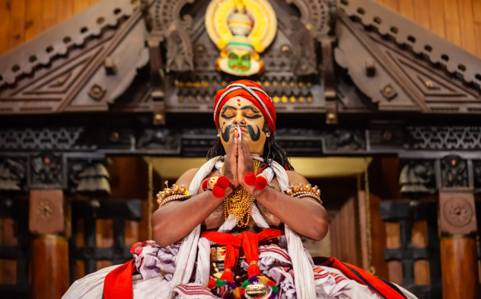 Kathakali dance at Cochin's Kathakali Centre