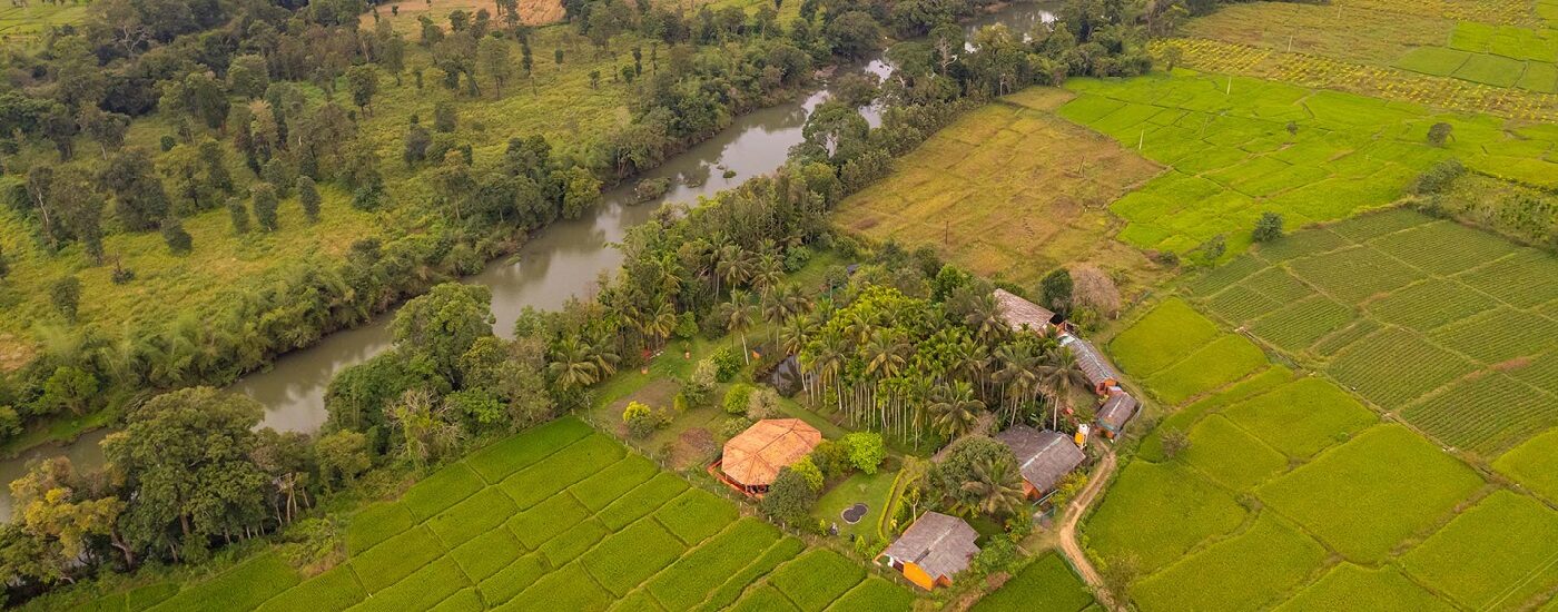 Firefly by the River, Coorg - aerial view