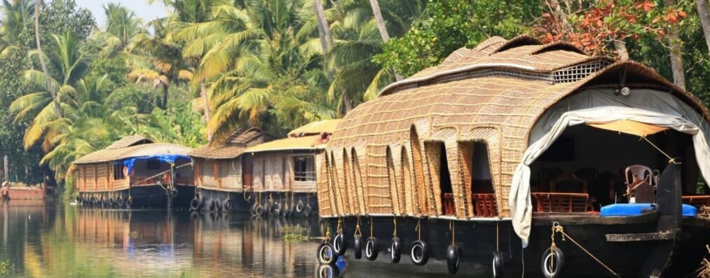 A houseboat in Kerala