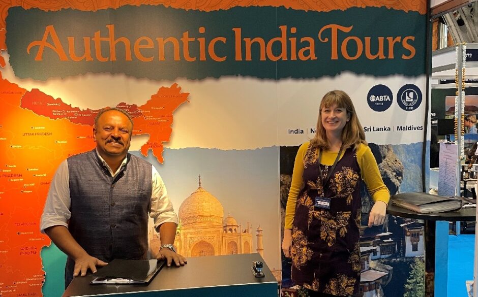 Vimal and Sally at Manchester Destinations