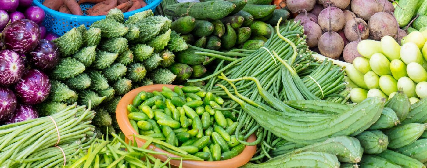 Collage of Indian Vegetables