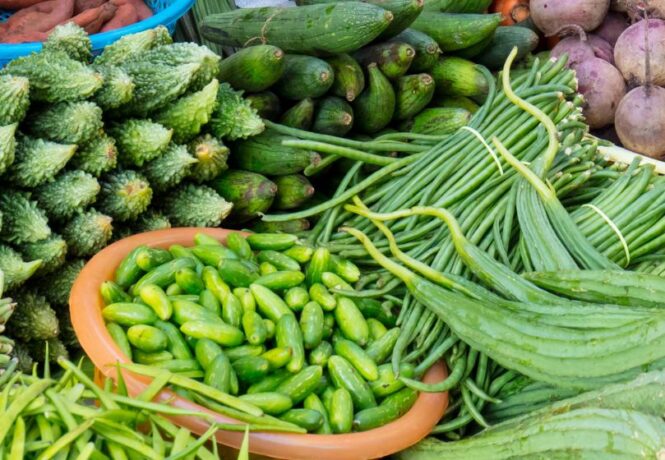 Collage of Indian Vegetables