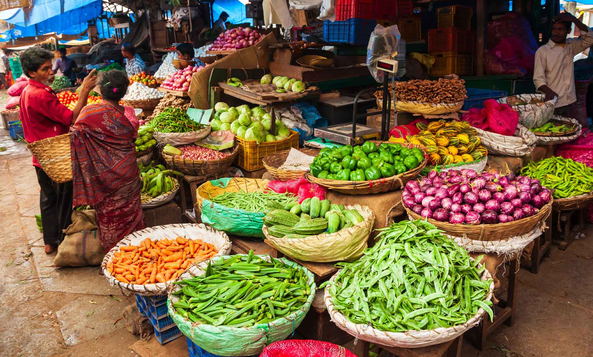 Vegetable market, Mysuru