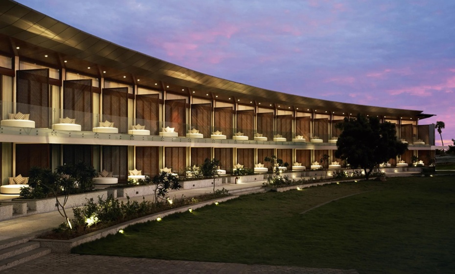 Fisherman’s Cove Resort & Spa, Chennai - exterior at sunset