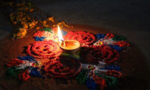 Tihar Festival candles