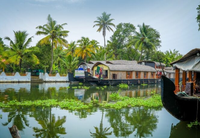 Serene Kumarakom in the Kerala BackWaters - Houseboat